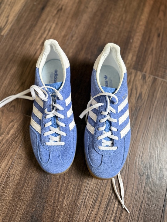 adidas Shoes - Adidas Gazelle Indoor Blue Suede Sneakers Women’s Size 7 New